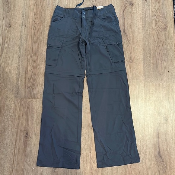 Women's Grey Convertible Prana Pants - Picture 1 of 9